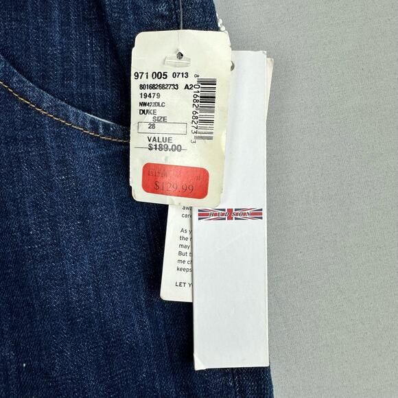 Hudson Collin Skinny Jeans Women’s 28 Flap Back Pockets NWT - Picture 4 of 12